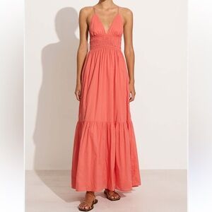 Faithfull the Brand Palmilla Maxi Dress NWT